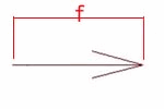 Jw_cad の逆矢印の寸法線